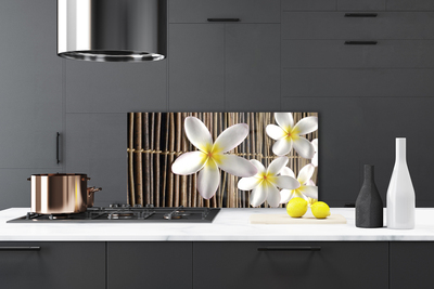 Szkło Ozdobne do Kuchni Barwny Ogród Na Płótnie