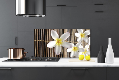 Szkło Ozdobne do Kuchni Barwny Ogród Na Płótnie