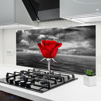 Panel Kuchenny Dzika Róża Nad Brzegiem Morza