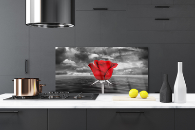 Panel Kuchenny Dzika Róża Nad Brzegiem Morza