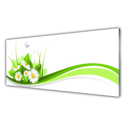 Panel Szklany do Kuchni Abstrakcyjna Gra Kształtów