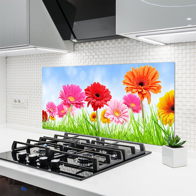 Panel Kuchenny Kwiaty Wśród Polnej Trawy