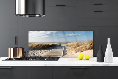 Panel nad blat kuchenny Ścieżka Prowadząca Na Plażę