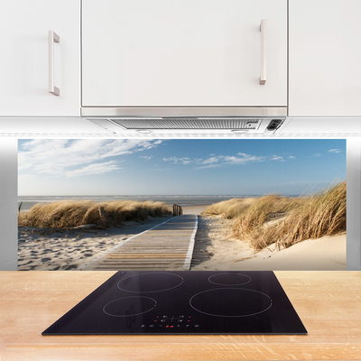 Panel nad blat kuchenny Ścieżka Prowadząca Na Plażę