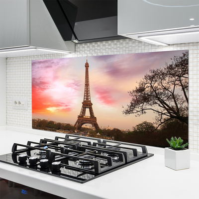 Panel nad blat kuchenny Ikona Paryża: Wieża Eiffla