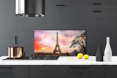 Panel nad blat kuchenny Ikona Paryża: Wieża Eiffla