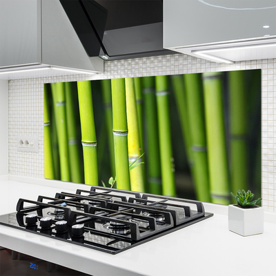 Panel nad blat kuchenny Zielone Łodygi Bambusa