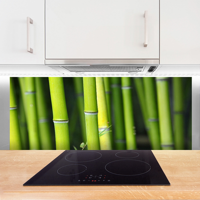 Panel nad blat kuchenny Zielone Łodygi Bambusa