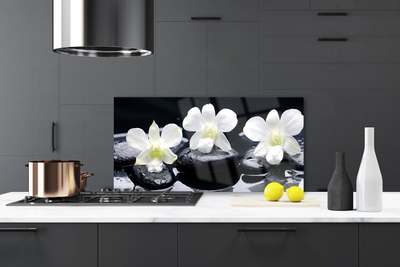 Panel nad blat kuchenny Orchidea W Kompozycji Zen