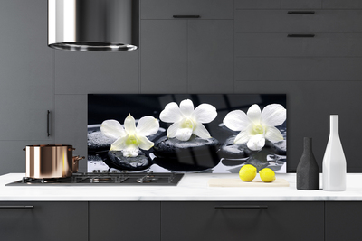 Panel nad blat kuchenny Orchidea W Kompozycji Zen