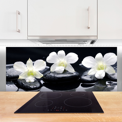 Panel nad blat kuchenny Orchidea W Kompozycji Zen