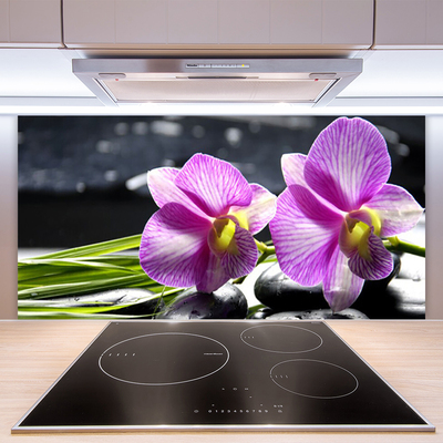 Szkło do Kuchni na Ścianę Feeria Kwiatowych Barw