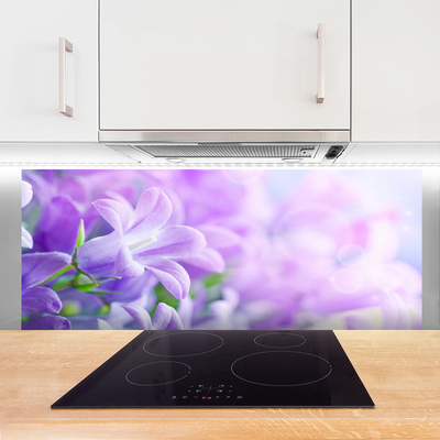 Szkło do Kuchni na Ścianę Wykwintny Ogród Kwiatowy