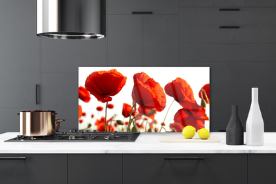 Panel Kuchenny Czerwone Maki O Poranku