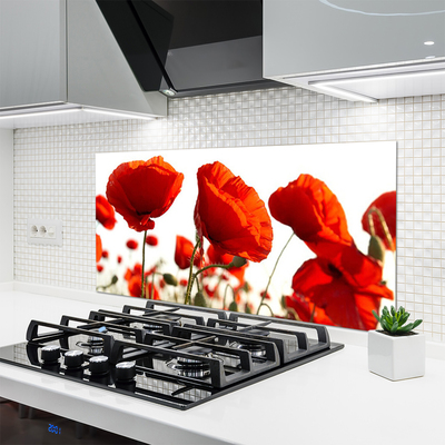 Panel Kuchenny Czerwone Maki O Poranku