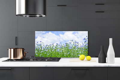 Szkło Dekoracyjne do Kuchni Harmonijna Flora Ogrodowa