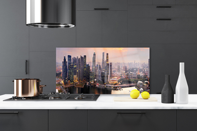 Szkło Dekoracyjne do Kuchni Architektura Starego Miasta