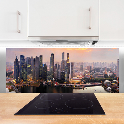 Szkło Dekoracyjne do Kuchni Architektura Starego Miasta