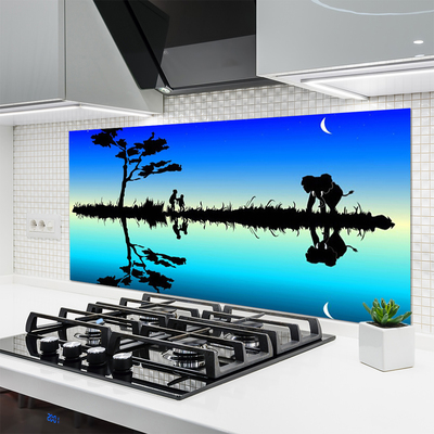 Panel Kuchenny Geometryczna Abstrakcja Form