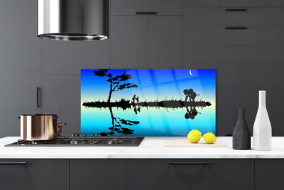 Panel Kuchenny Geometryczna Abstrakcja Form