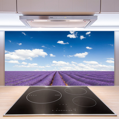 Szkło Ozdobne do Kuchni Kwiatowy Dywan Na Polanie