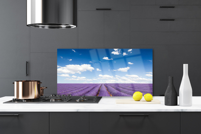 Szkło Ozdobne do Kuchni Kwiatowy Dywan Na Polanie