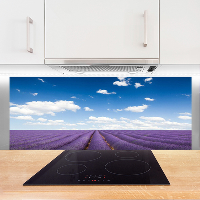 Szkło Ozdobne do Kuchni Kwiatowy Dywan Na Polanie