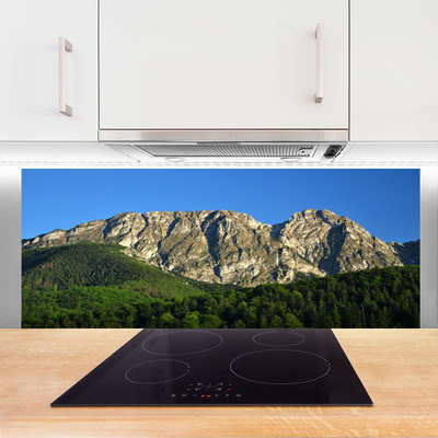 Szkło Ozdobne do Kuchni Górska Przystań W Lesie