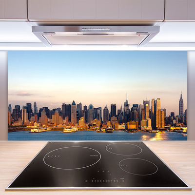 Szkło do Kuchni na Ścianę Architektura Europejskich Miast