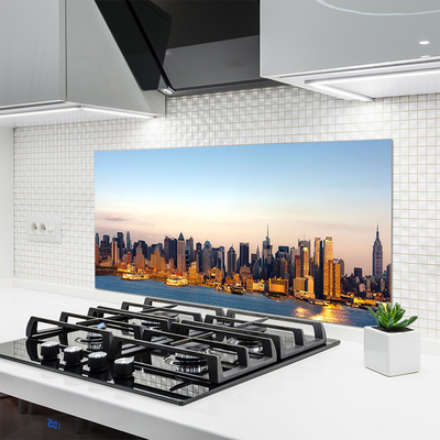 Szkło do Kuchni na Ścianę Architektura Europejskich Miast