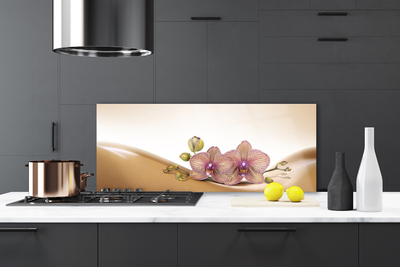 Panel Kuchenny Drzewa W Porannym Słońcu