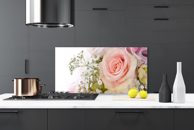 Panel Kuchenny Królewskie Róże W Ogrodzie