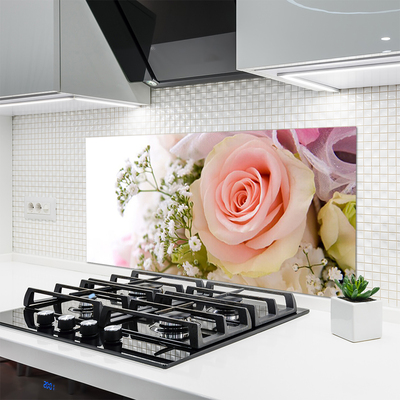 Panel Kuchenny Królewskie Róże W Ogrodzie