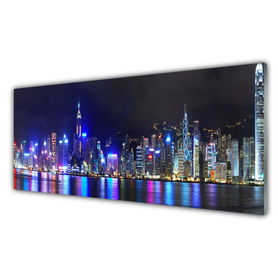 Panel nad blat kuchenny Światła Nocnej Metropolii