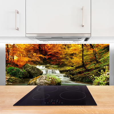 Panel Kuchenny Wodospad W Sercu Lasu