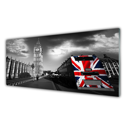 Panel Szklany do Kuchni Architektura Wielkiego Miasta