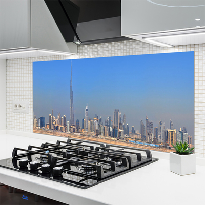 Panel Kuchenny Kolorowe Kamienice O Zmierzchu