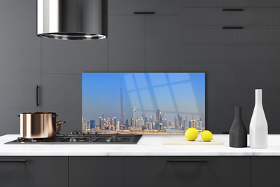 Panel Kuchenny Kolorowe Kamienice O Zmierzchu