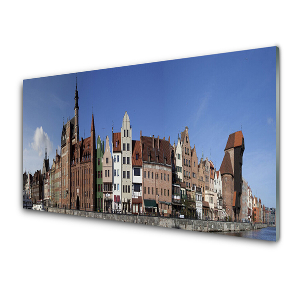 Panel Kuchenny Ulice Tętniącej Metropolii