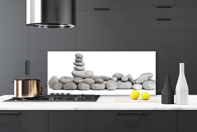 Szkło do Kuchni na Ścianę Artystyczny Układ Głazów