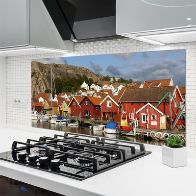 Panel nad blat kuchenny Panorama Nocnej Metropolii