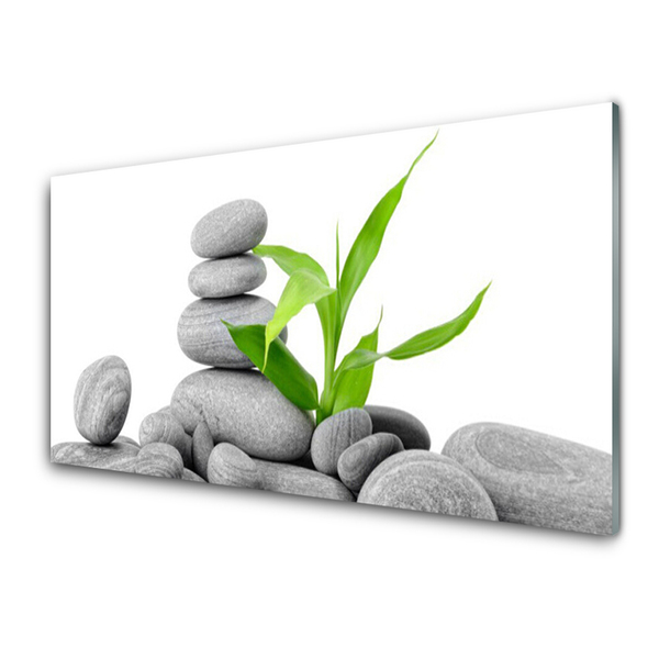 Panel Kuchenny Kompozycja Kamieni i Liści