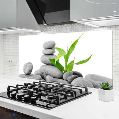 Panel Kuchenny Kompozycja Kamieni i Liści