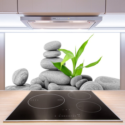 Panel Kuchenny Kompozycja Kamieni i Liści