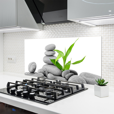 Panel Kuchenny Kompozycja Kamieni i Liści