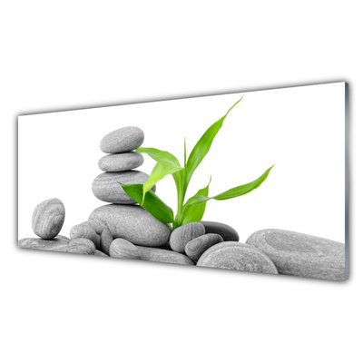 Panel Kuchenny Kompozycja Kamieni i Liści