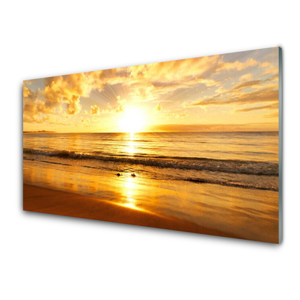 Panel Kuchenny Morze Słońce Krajobraz