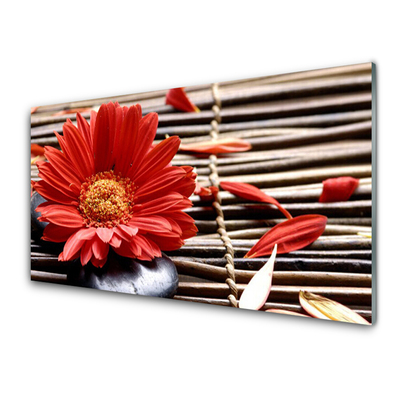 Szkło do Kuchni na Ścianę Delikatność Płatków Kwiatowych