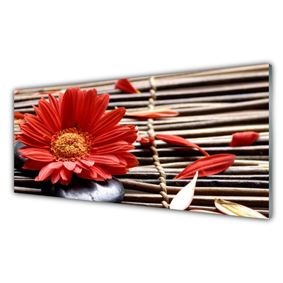 Szkło do Kuchni na Ścianę Delikatność Płatków Kwiatowych