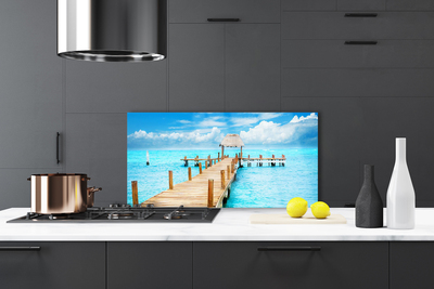 Panel nad blat kuchenny Most Wiszący nad Falami